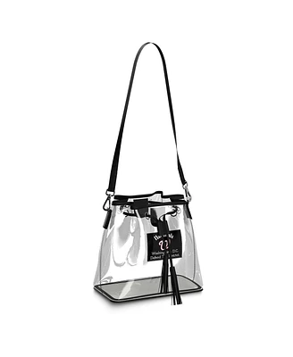 Wear By Erin Andrews Washington Nationals Clear Stadium Bucket Bag