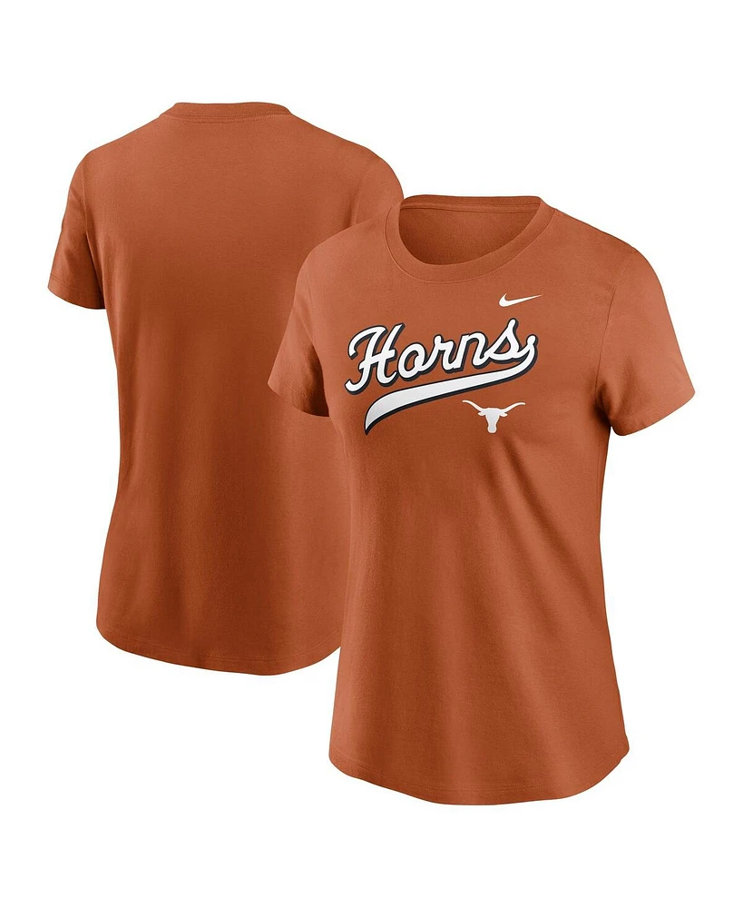 Nike Women's Texas Orange Longhorns Local Script T-Shirt