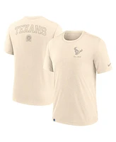 Nike Men's Cream Houston Texans Glory Tri-Blend T-Shirt