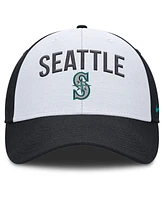 Nike Men's White/Navy Seattle Mariners Club Performance Adjustable Hat
