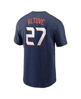 Nike Men's Jose Altuve Navy Houston Astros 2025 City Connect Fuse Name Number T-Shirt