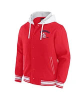 Fanatics Men's Red St. Louis Cardinals Full-Snap Hooded Jacket
