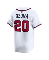 Nike Men's Marcell Ozuna White Atlanta Braves Home Limited Player Jersey