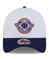 New Era Men's White/Navy Houston Astros 2025 City Connect Batting Practice 39THIRTY Flex Hat