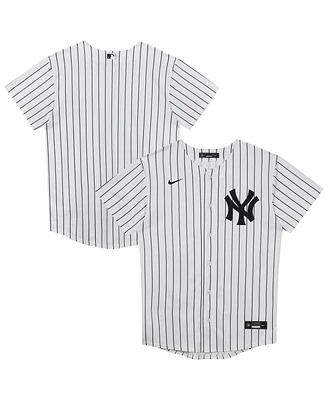 Outerstuff Preschool White New York Yankees Home Blank Replica Jersey