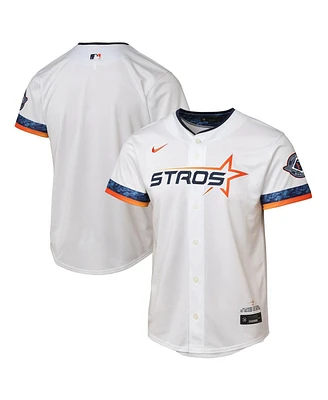 Nike Big Boys and Girls White Houston Astros 2025 City Connect Limited Jersey
