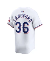 Nike Men's Wyatt Langford White Texas Rangers Home Limited Player Jersey
