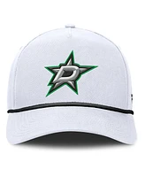 Fanatics Men's White Dallas Stars Rope A-Frame Adjustable Hat