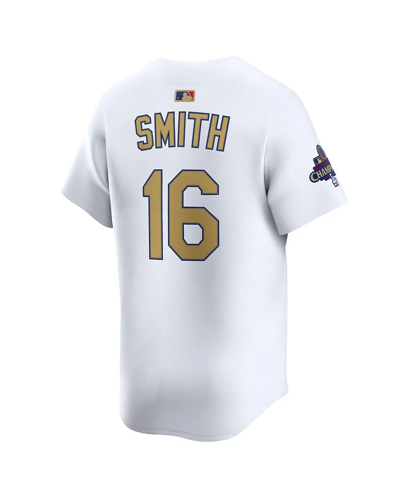 Nike Men's Will Smith White Los Angeles Dodgers 2025 Gold Collection Limited Jersey