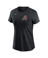 Nike Women's Corbin Burnes Black Arizona Diamondbacks Fuse Name Number T-Shirt