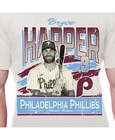 New Era Men's Bryce Harper Cream Philadelphia Phillies Batter Up T-Shirt