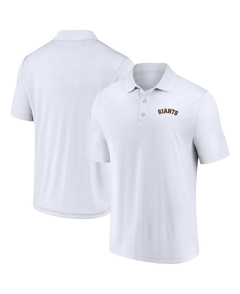Fanatics Men's White San Francisco Giants Component Polo Shirt
