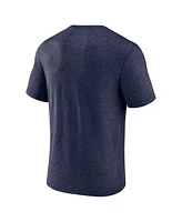 Fanatics Men's Heather Navy San Diego Padres Home Team Tri-Blend T-Shirt