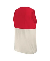Fanatics Men's Red Philadelphia Phillies Color Block Tank Top