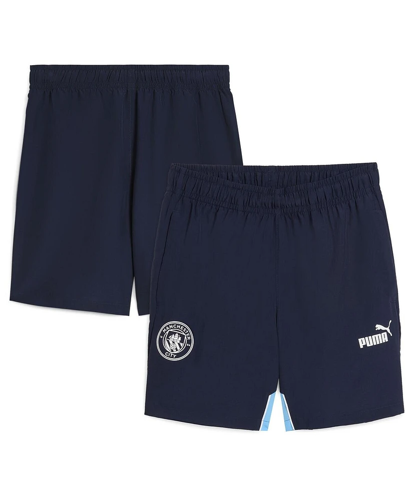 Puma Men's Navy Manchester City ftblARECHIVE dryCELL Shorts
