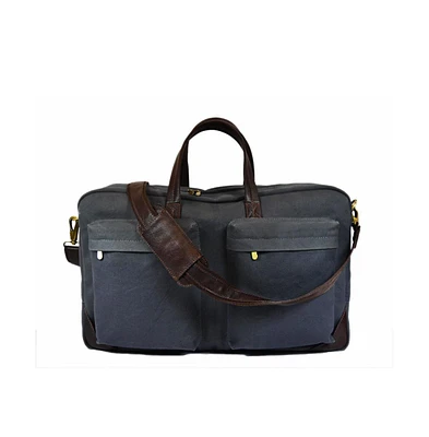 Spirit Leather Canvas Duffle Bag