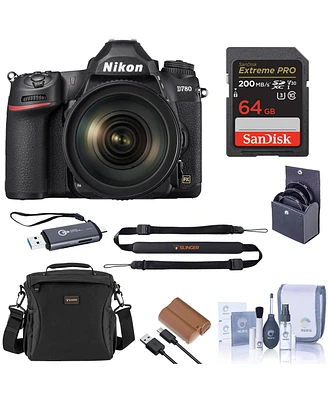 Nikon D780 Fx-Format Dslr Camera with Af-s Nikkor 24-120mm f/4G Ed Vr Lens, Bunde with En-EL15c Battery, 64GB Memory Card and 77mm Filter Kit