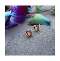 Sohi Women's Butterfly Stud Earrings