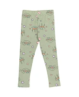 Star Wars Girls The Mandalorian Yoda T-Shirt and Leggings Outfit Set