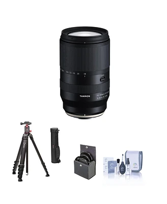 Tamron 18-300mm f/3.5-6.3 Di Iii-a Vc Vxd Lens for Fuji X Bundle with Tripod, Ball Head, 67mm Filter Kit, Cleaning Kit