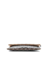 Pre-Owned Goyard Saint Marie Clutch Coated Canvas
