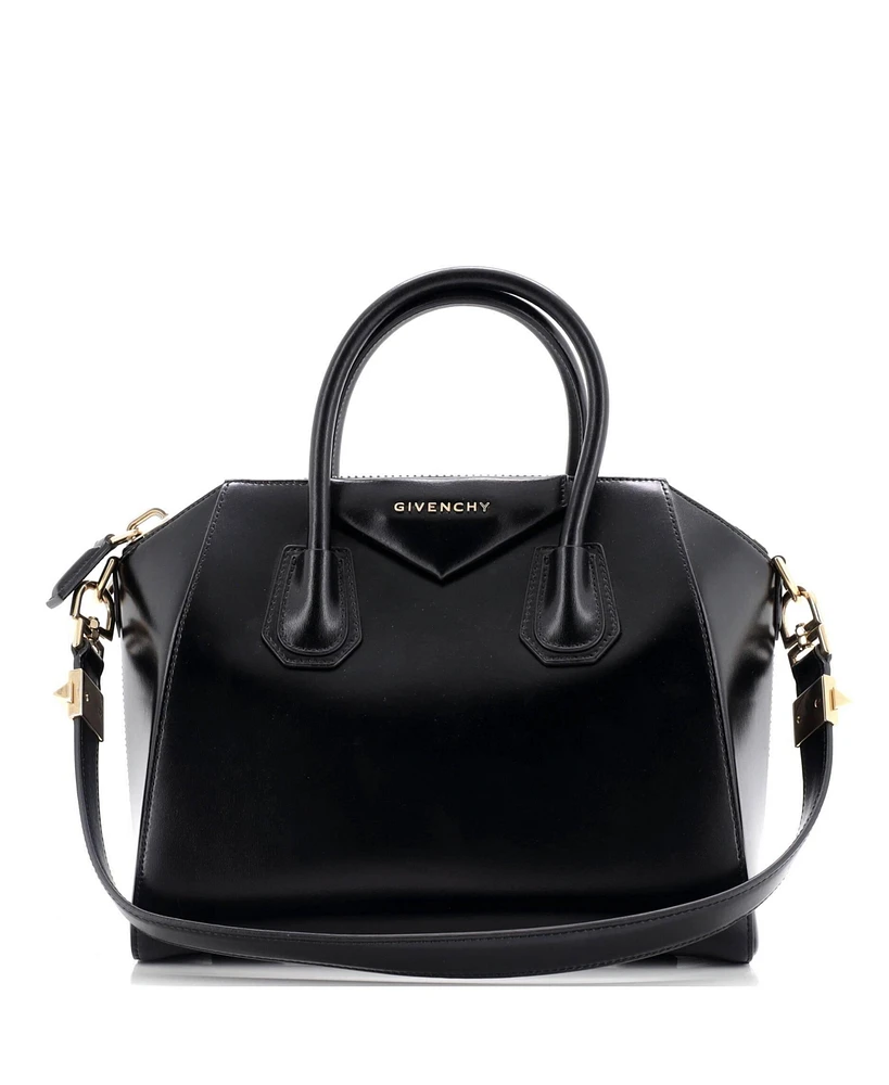 Pre-Owned Givenchy Small Antigona Bag Glazed Leather