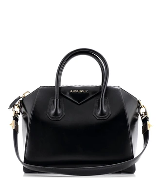 Pre-Owned Givenchy Small Antigona Bag Glazed Leather