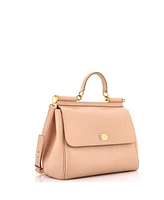 Pre-Owned Dolce & Gabbana Large Miss Sicily Shoulder Bag Leather