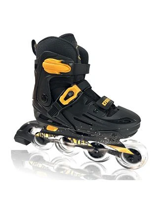 C7skates Adjustable Youth Inline Skates With Light Up Wheels Falcon Size S