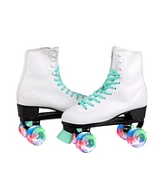 C7skates Vixen Quad Roller Skates (Peppermint w Led