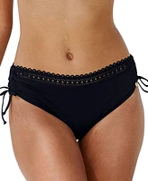 Lascana Women's Side Tie Lace Trim Bikini Swimsuit Bottom