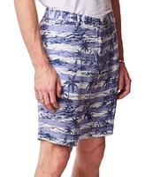 Paisley & Gray Men's Felix Slim Fit Printed 8-1/2" Shorts