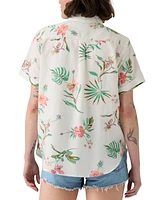 Levi's Women's Darlene Printed Short-Sleeve Shirt