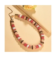 Sohi Women's Beaded Statement Necklace