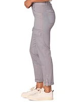 Democracy Petite "Ab"solution High-Rise Utility Jeans