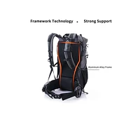 Naturehike 60L+5L Hiking Backpack – Waterproof, Lightweight Mountain Bag with Rain Cover & Shoe Compartment for Camping & Travel
