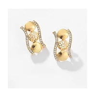 Sohi Women's Gold Plated Designer Stone Jewellery Set
