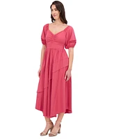 Siena Women's Puff-Sleeve Maxi Dress