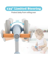 Costway Baby Balance Bikes w/4 Wheels for 12-36 Months Mini Bike