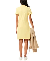 Lacoste Usa Women's Collared Slim-Fit T-Shirt Dress