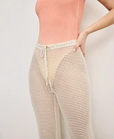 Good American Women's Crochet Pants Swim Cover-Up