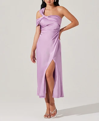 Astr the Label Women's Cersei One-Shoulder Midi Dress