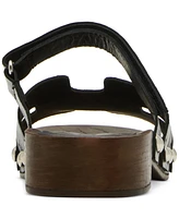 Steve Madden Women's Canal Wooden Platform Slide Sandals