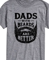 Airwaves Men's Dads with Beards Are Better Short Sleeve T-Shirt