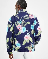 Club Room Men's Hibiscus Floral Lightweight Jacket, Exclusively at Macy's