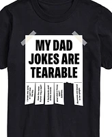 Airwaves Men's My Dad Jokes are Tearable Short Sleeve T-Shirt