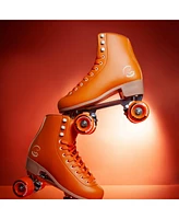 C7skates Forget Me Not Quad Roller Skates (Carrot Orange, Women's 5 / Youth 4)