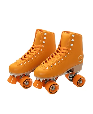 C7skates Forget Me Not Quad Roller Skates (Carrot Orange