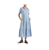 Ripe Maternity Maternity Ripe Macy Longline Linen Dress