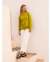Celtic & Co. Women's Geelong Slash Neck Sweater